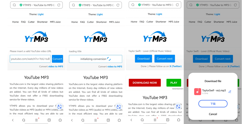 Baixe músicas do YouTube no YTMP3 Android