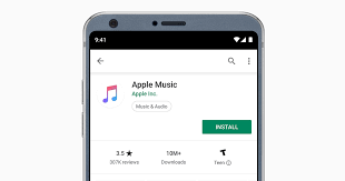 Install Apple Music from the Google Play Store