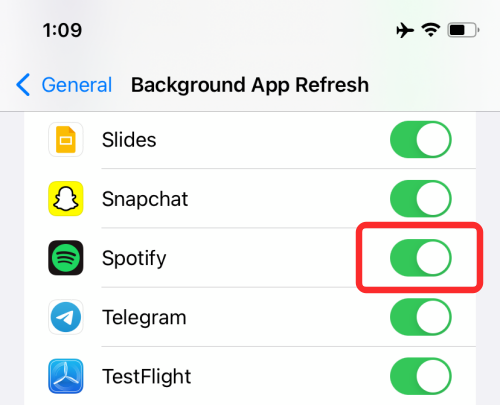 iOS permitir atualização em segundo plano