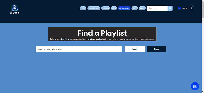 iSpytunes Playlist Finder Homepage