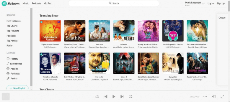 Jiosaavn Hindi Músicas Download