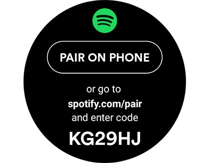 Log In Spotify on Samsung Gear S3