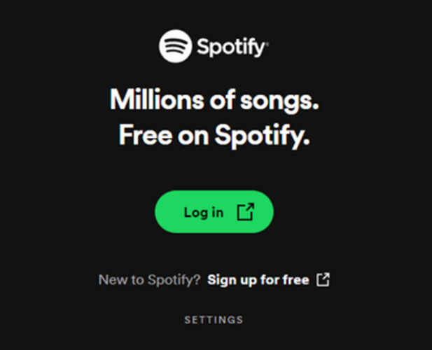 Log in to Spotify Premium