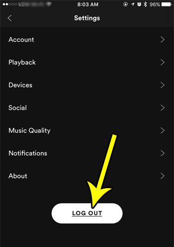 Log Out Spotify Account on Desk/Mobile