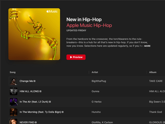 Novità Hip-Hop su Apple Music