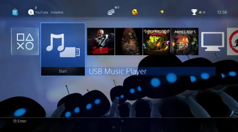 Transfira arquivos MP3 do Spotify para PS4 via unidade USB