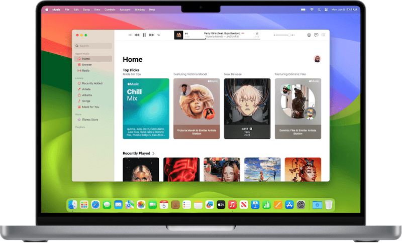 Riproduci M4P sull'app Apple Music