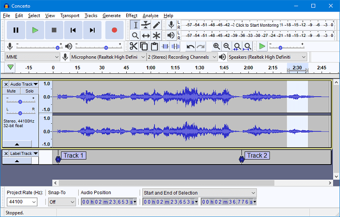 Record Taylor Swift Songs with Audacity