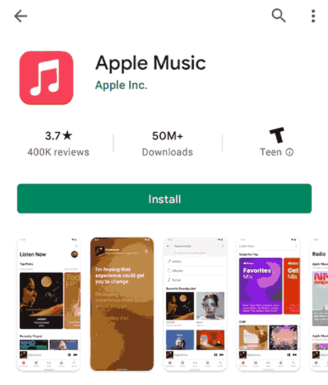 Reinstall Apple Music