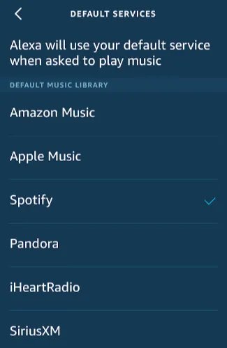 Set Spotify As Default Service Amazon Echo