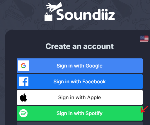 Sign In With Spotify On Soundiiz 