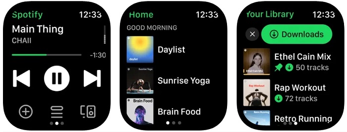 Spotify App on Apple Watch