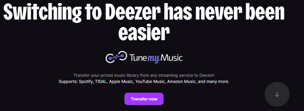 Transfer To Deezer On Desktop