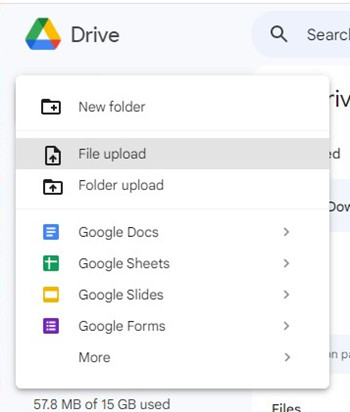 Upload Apple Music to Google Drive