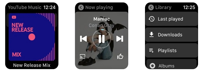 YouTube Music App on Apple Watch